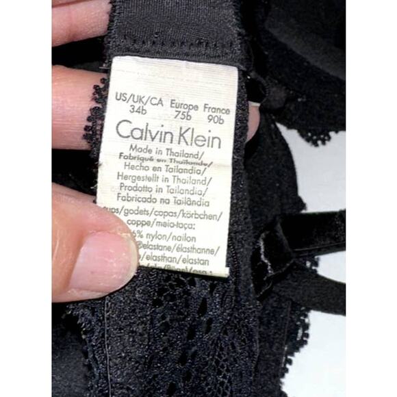 Calvin Klein Seductive Comfort Lift Push-Up Bra 34b - Picture 3 of 3